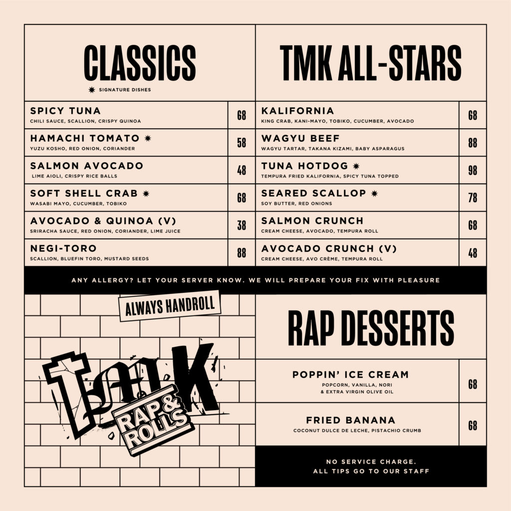 A LA CARTE - TMK - Rap & Roll